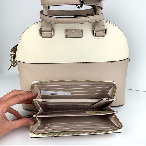 Kate Spade Carli Grove Street Leather Satchel Set - Picture 3 of 8